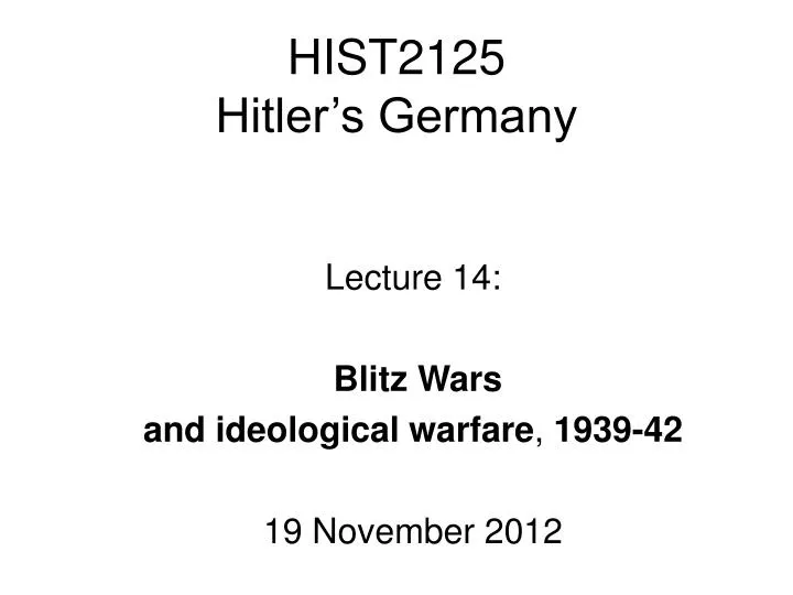 hist2125 hitler s germany