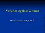 Violence Against Women - slide 1
