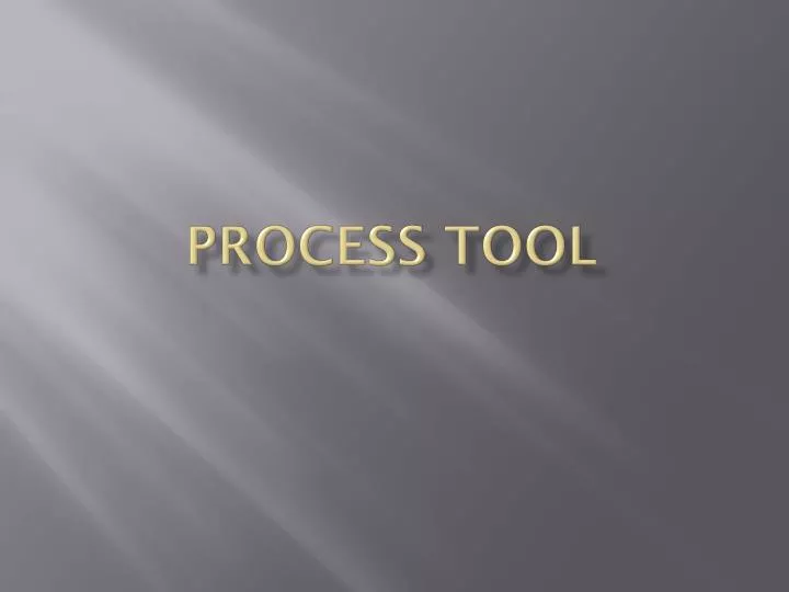 process tool