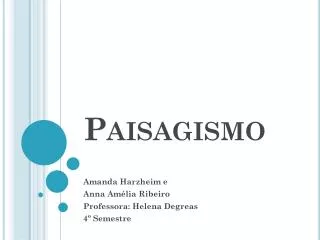 paisagismo