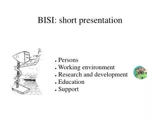 BISI: short presentation