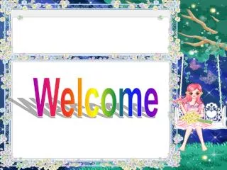 Welcome