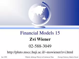 Financial Models 15