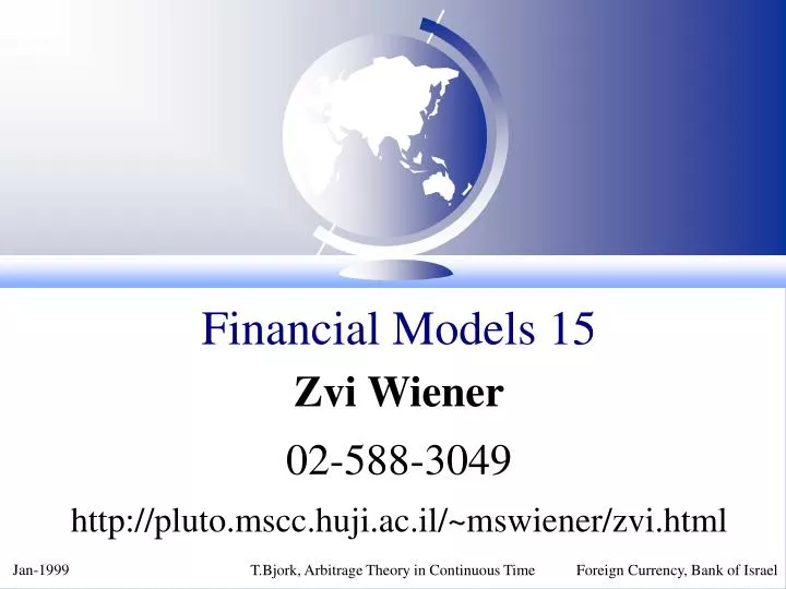 financial models 15