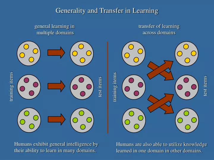 generality and transfer in learning