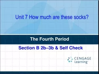 Unit 7 How much are these socks?