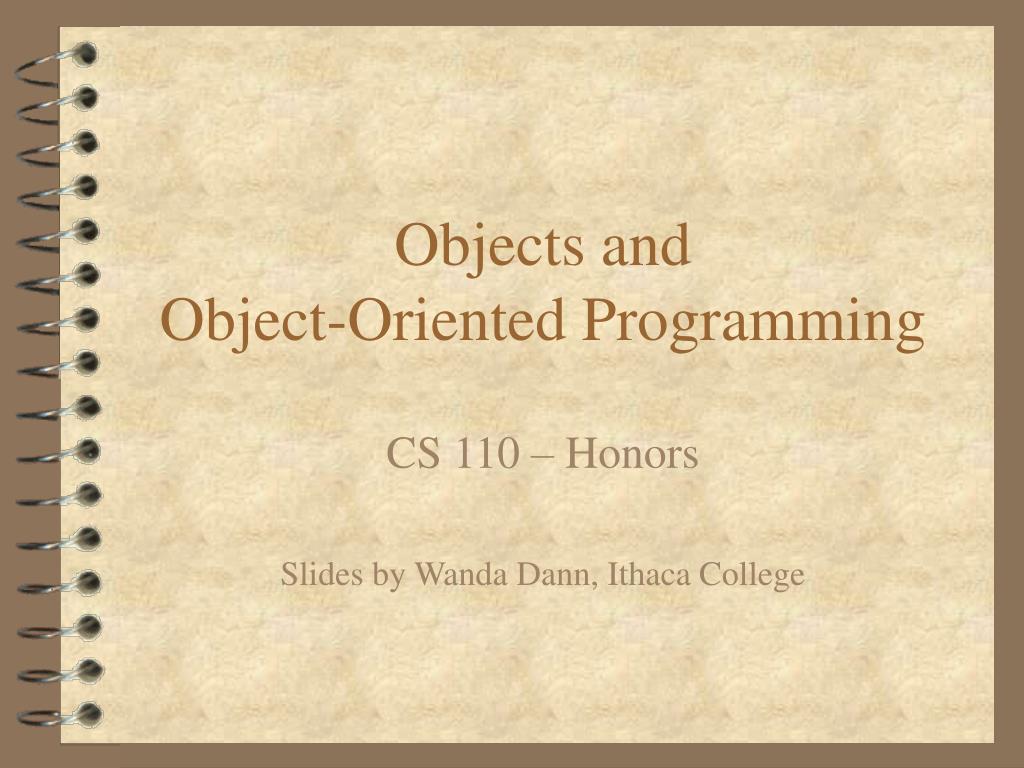 PPT - Objects and Object-Oriented Programming PowerPoint Presentation ...