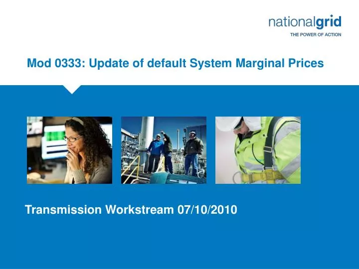 mod 0333 update of default system marginal prices