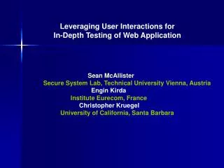 Leveraging User Interactions for