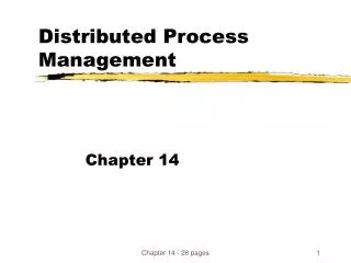 Distributed Process Management