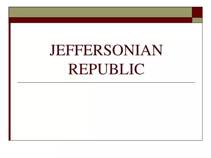 jeffersonian republic