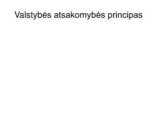 valstyb s atsakomyb s principas