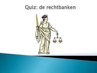 quiz de rechtbanken