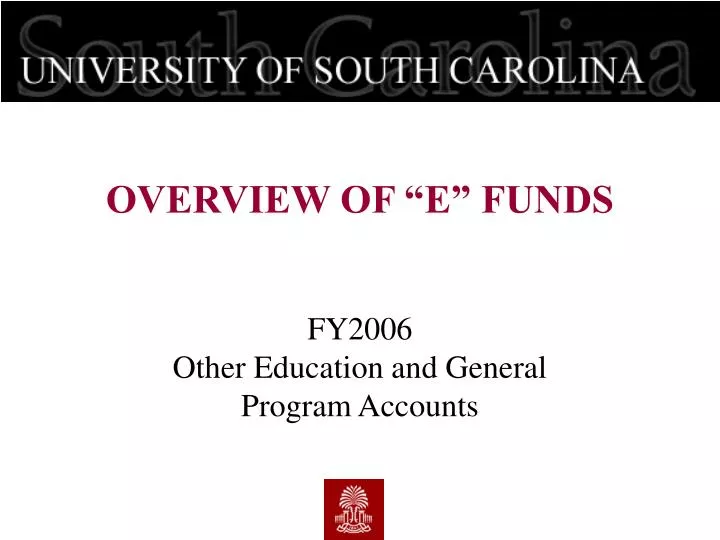 fy2006 other education and general program accounts