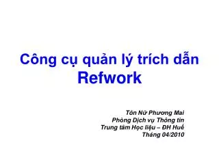 c ng c qu n l tr ch d n refwork