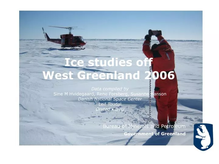 ice studies off west greenland 2006