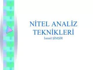 n tel anal z tekn kler smail m r
