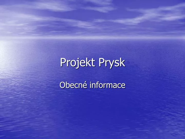 projekt prysk