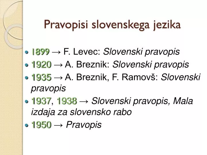 pravopisi slovenskega jezika