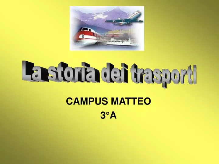 campus matteo 3 a