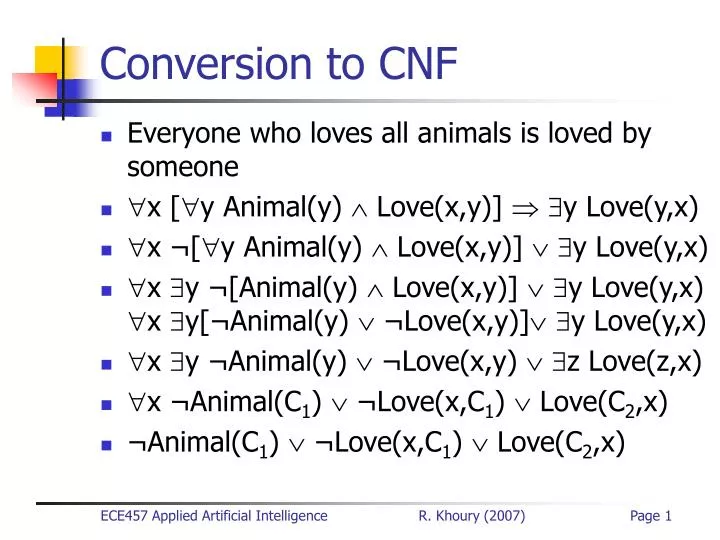 conversion to cnf