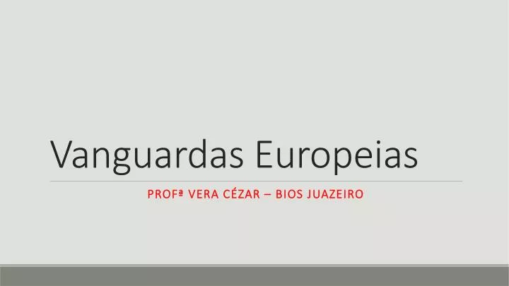 vanguardas europeias