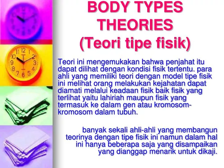 body types theories teori tipe fisik