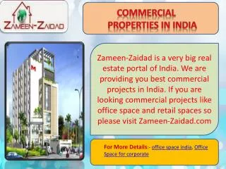 Commercial Properties in India