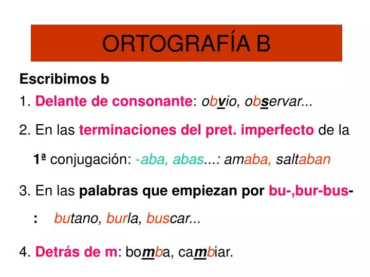 ortograf a b