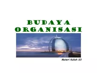 budaya organisasi