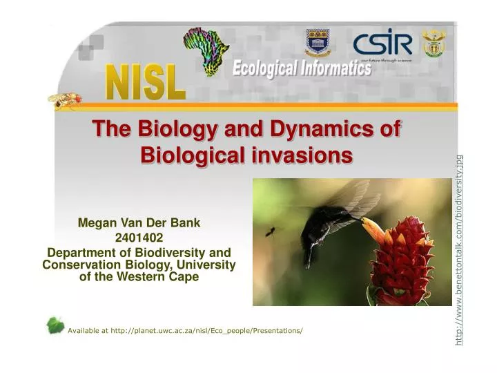 the biology and dynamics of biological invasions