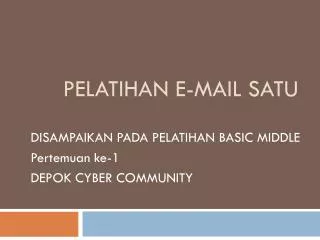 pelatihan e mail satu