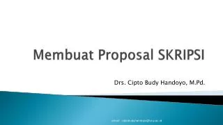 membuat proposal skripsi