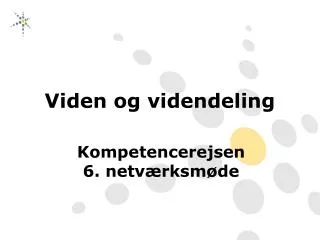 viden og videndeling