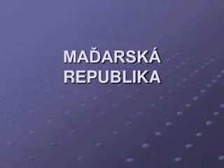 ma arsk republika
