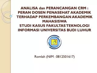 romlah nim 0812501617