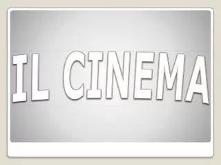 il cinema