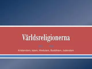 v rldsreligionerna