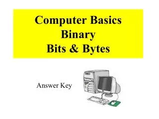 Computer Basics Binary Bits &amp; Bytes