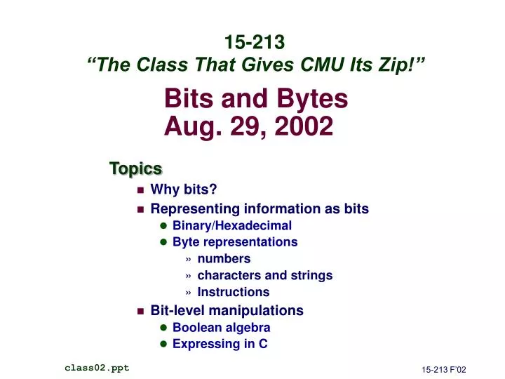bits and bytes aug 29 2002