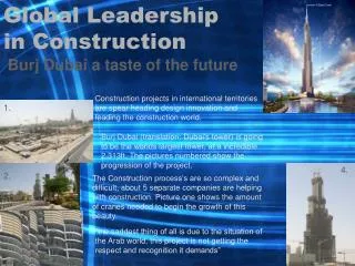 Global Leadership in Construction