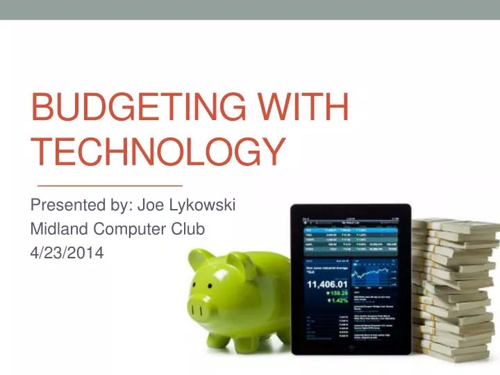 budgeting with technology