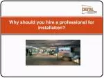 TV wall and digital signage installation services - slide 1