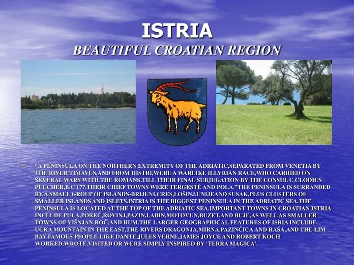 istria beautiful croatian region