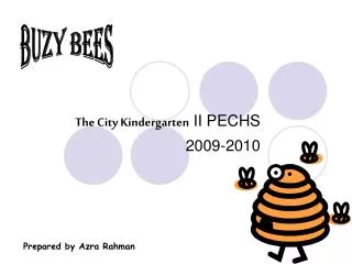 The City Kindergarten II PECHS 2009-2010