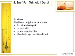 5 s n f fen teknoloji dersi