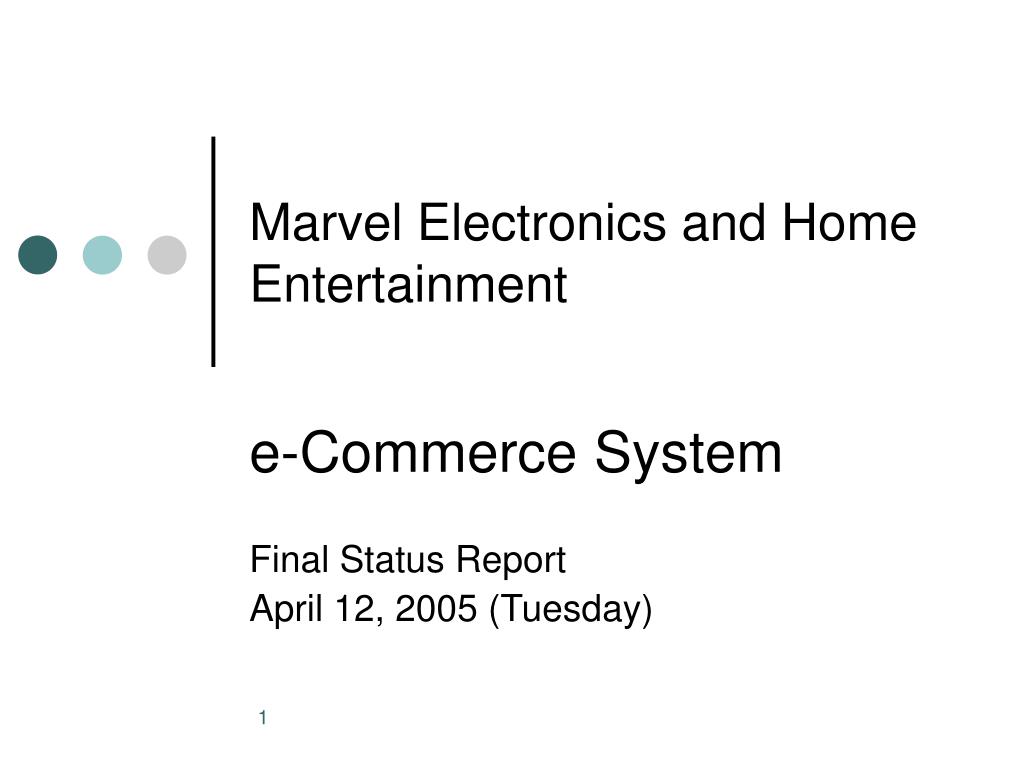 PPT - Marvel Electronics and Home Entertainment PowerPoint Presentation ...