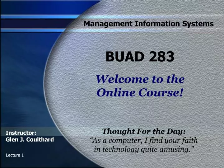 management information systems