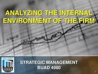 ANALYZING THE INTERNAL ENVIRONMENT OF THE FIRM