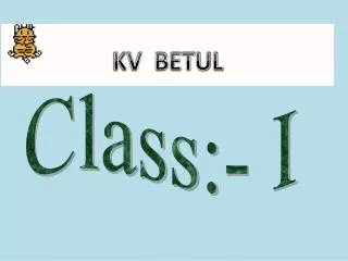 Class:- I